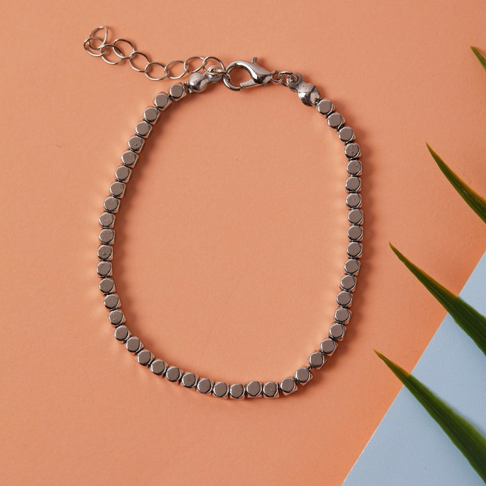 Heliophilia Silver Pulsera de Metal Plata con Revestimiento de Laca Heliophilia Silver Pulsera de Metal Plata con Revestimiento de Laca